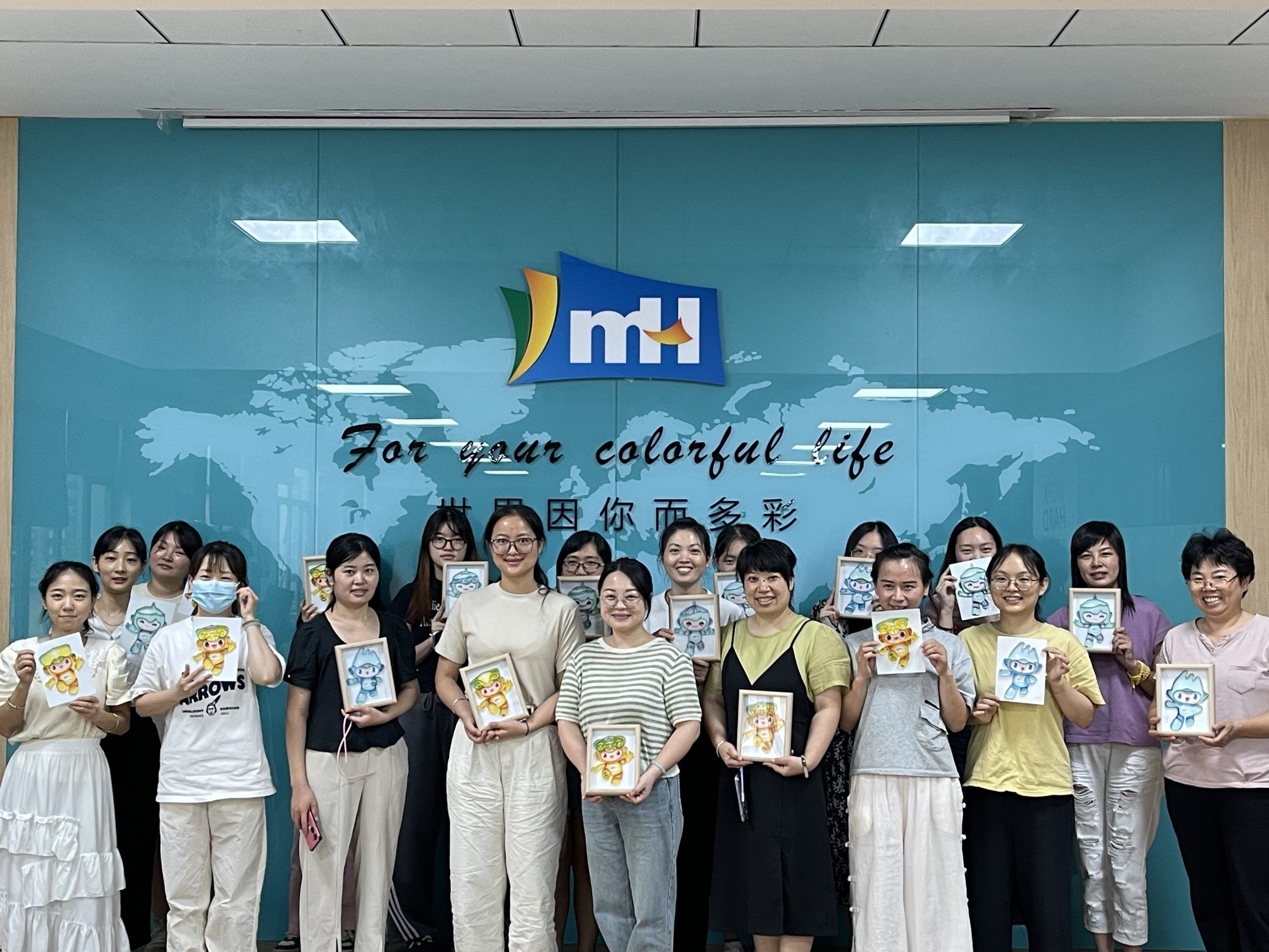 萌創空間開展衍紙畫制作亞運會吉祥物活動